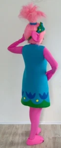 Аниматорский костюм Тролль «Розочка» женский