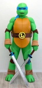Аниматорский костюм Черепашка-Ниндзя «Леонардо» для взрослых