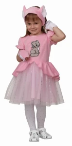 Карнавальный костюм Кошечка «Киса» для девочек