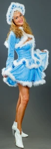 Карнавальный костюм «Снегурочка» для женщин