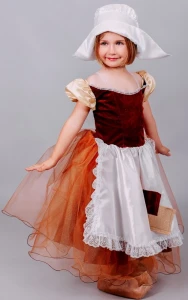 Карнавальный костюм «Золушка» (до бала) для девочки