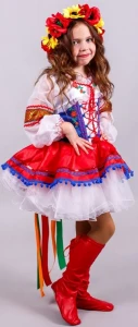 Карнавальный национальный костюм «Украинский» для девочки