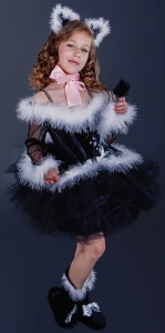 Карнавальный костюм «Кошка» для девочки