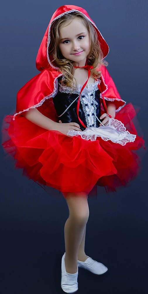 Карнавальный костюм «Красная Шапочка» для девочки