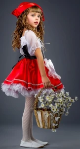 Маскарадный костюм «Красная Шапочка» для девочки