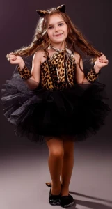 Карнавальный костюм «Леопард» для девочки