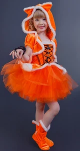 Карнавальный костюм «Лиса» для девочки