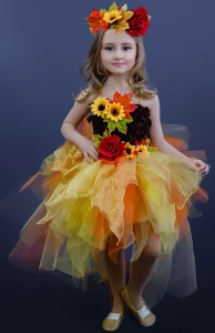 Карнавальный костюм «Осень» для девочки