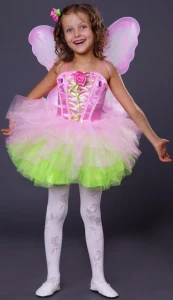 Маскарадный костюм «Бабочка» (розовая) для девочки