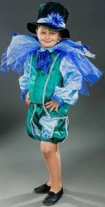 Маскарадный костюм Цветок «Василёк» детский