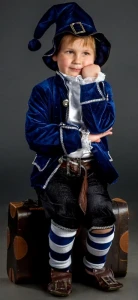 Карнавальный костюм «Гном» (в синем) детский