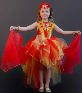 Карнавальный костюм «Жар-Птица» для девочки