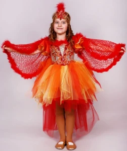 Маскарадный костюм «Жар-Птица» для девочки