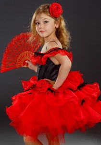 Маскарадный костюм Испанка «Кармен» для девочки