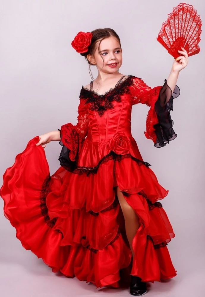 Национальный костюм Испанка «Кармен» для девочки