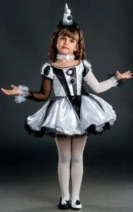 Карнавальный костюм «Клоунесса» для девочки