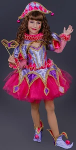 Детский костюм «Коломбина» для девочки