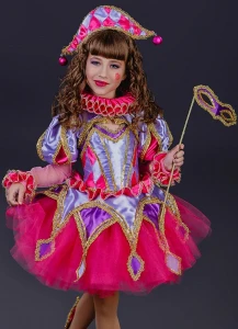 Детский костюм «Коломбина» для девочки