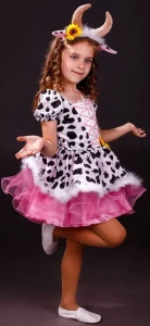 Маскарадный костюм «Корова» для девочки