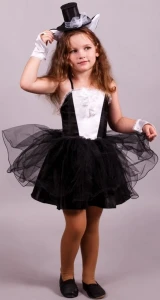 Детский костюм «Кошка» (чёрная) для девочки