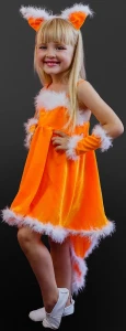 Карнавальный костюм «Лисичка» для девочки