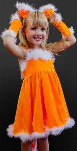 Карнавальный костюм «Лисичка» для девочки