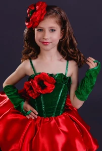 Карнавальный костюм Цветок «Мак» для девочки