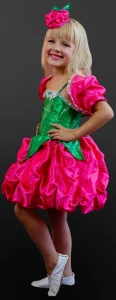 Карнавальный костюм Ягода «Малинка» для девочки