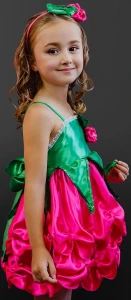 Маскарадный костюм Ягода «Малинка» для девочки