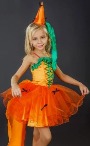 Карнавальный костюм «Морковка» для девочки