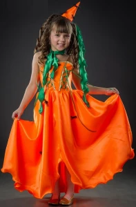 Маскарадный костюм «Морковка» для девочки