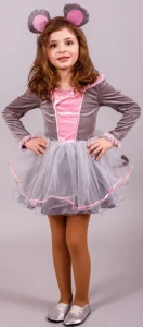 Детский карнавальный костюм «Мышка» для девочки