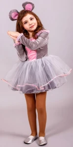 Детский карнавальный костюм «Мышка» для девочки