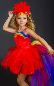 Карнавальный костюм «Попугай» для девочки