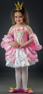 Карнавальный костюм «Принцесса» (в розовом) для девочки