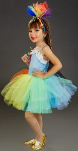 Детский костюм «Радуга» для девочки