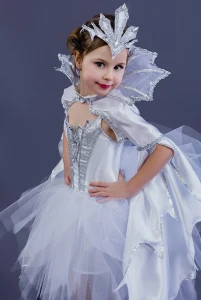 Маскарадный костюм «Снежная Королева» для девочки