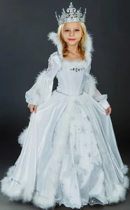 Карнавальный новогодний костюм «Снежная Королева» для девочки
