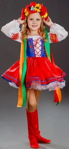 Маскарадный Национальный костюм «Украинский» для девочки