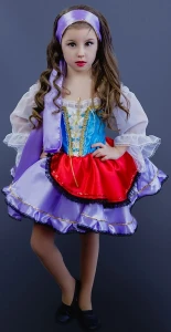 Карнавальный национальный костюм «Цыганка» для девочки