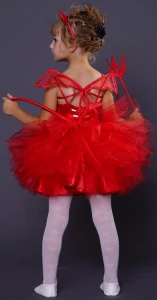 Карнавальный костюм «Чертёнок» (Дьяволица) для девочки