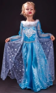Карнавальный костюм «Эльза» для девочки