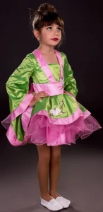 Маскарадный костюм «Японка» для девочки