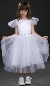 Детское «Нарядное Платье» (белое) для девочек