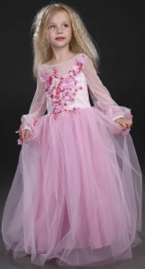 Детское «Нарядное Платье» (розовое) для девочки
