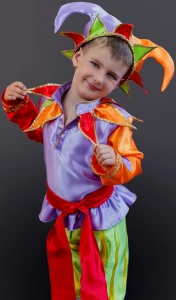 Карнавальный костюм «Скоморох» для мальчика