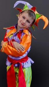 Карнавальный костюм «Скоморох» для мальчика