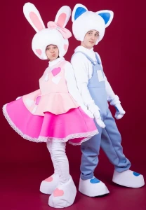Аниматорский костюм «Зайчик» для взрослых