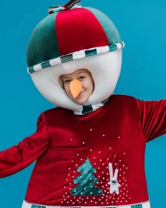 Аниматорский костюм «Снеговик» для взрослых