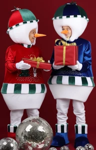 Аниматорский костюм «Снеговик» для взрослых